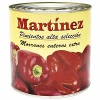 Pimiento Morrón Entero Martinez, Lata 2,5 Kg