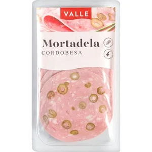 Mortadela Cordobesa en Lonchas sin Gluten  Valle 150 G