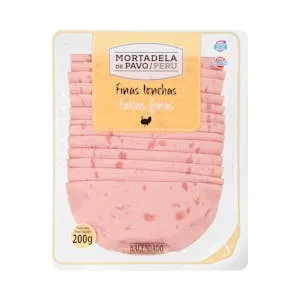 Mortadela de Pavo con Aceitunas Hacendado Finas Lonchas 0.2 KG