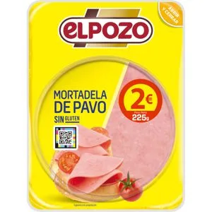 Mortadela de Pavo Lonchas 225 Gr