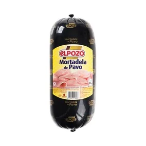 EL Pozo Mortadela de Pavo, sin Gluten - Loncha Normal 2 a 3 Mm 127.5 G