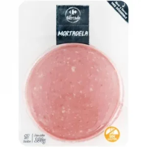 Mortadela en Lonchas Carrefour el Mercado sin Gluten 250 G