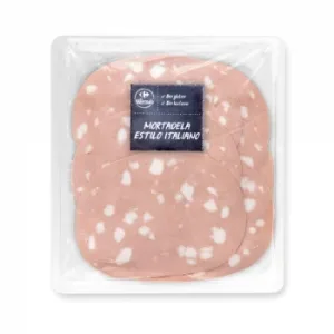 Mortadela Estilo Italiana en Lonchas Carrefour el Mercado sin Gluten y sin Lactosa 150 G