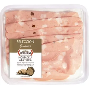 Mortadela Italiana a la Trufa en Lonchas sin Gluten sin Lactosa Ferrarini