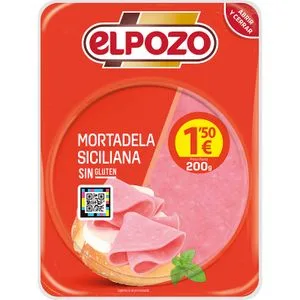 Mortadela Siciliana Lonchas 200 Gr