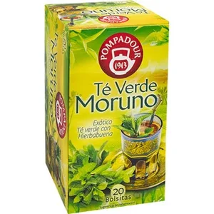 Moruno Té Verde con Hierbabuena  Pompadour 19.4 Unidad