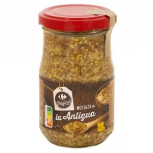 Mostaza a la Antigua Sensation Carrefour Tarro 200 G.