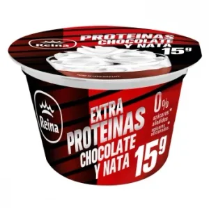 Mousse con Cobertura de Chocolate y Nata Reina sin Gluten 150 G.