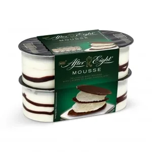 Mousse de Chocolate Negro Crujiente Nestlé After Eight Pack de 4 Unidades de 57 G.