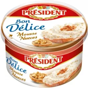Mousse de Queso con Nueces Rondelé Président 125 G.