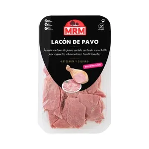 MRM Lacón de Pavo (muslo de Pavo), Cortado a Chuchillo en Tapas MRM 180 G.