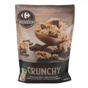 Muesli con Chocolate Negro Carrefour Sensation Doy Pack 500 G.