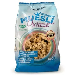 Muesli Crujiente sin Azúcar 500 Gr