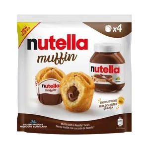 Nutella Muffin (magdalena) Congelado con Corazón de Nutella 4 Uds. 264 G