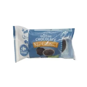 Muffins Chocolate Carrefour No Gluten sin Gluten 90 G.