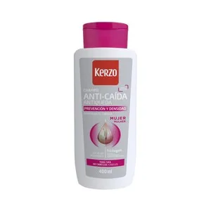 Kerzo Mujer Champú Revitalizante y Anti-caída para Todo Tipo de Cabellos 400 Ml.