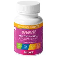 Multivitaminico para Mujer Onevit, Bote 60+30 Cápsulas