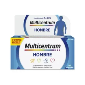 Multivitamínico y Multimineral Hombre Multicentrum sin Gluten 90 Ud.