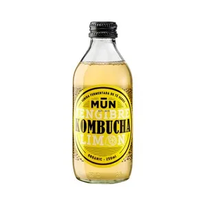 MUN Kombucha de Jengibre y Limón 250 G. 250 ML