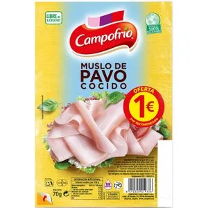 Muslo Pavo Cocido 70 Gr