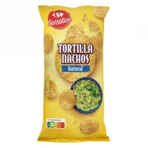 Nachos al Natural Carrefour 200 G.