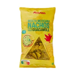 Producto Alcampo Nachos de Maíz con Sabor a Guacamole 300 G.