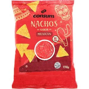 Nachos Mexican Bolsa 150 Gr