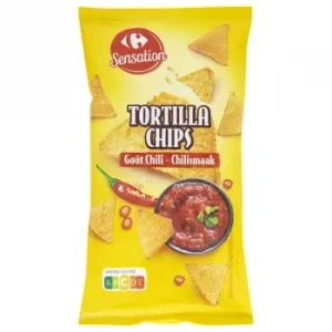 Nachos Sabor Chile Carrefour Sensation 200 G.