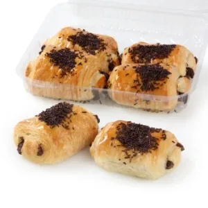 Napolitana de Mantequilla y Chocolate Carrefour 6 Ud