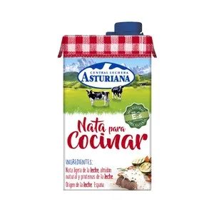Central Lechera Asturiana Nata Líquida (18% Materia Grasa) para Cocinar Central Lechera Asturiana 500 Ml.