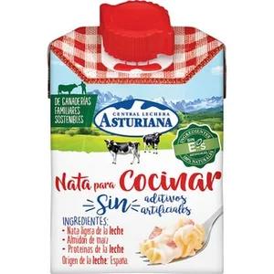 Nata Líquida para Cocinar 18% Materia Grasa  Asturiana 200 ML