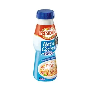 Président Nata Líquida para Cocinar Textura Espesa President Epesa 250 Ml.