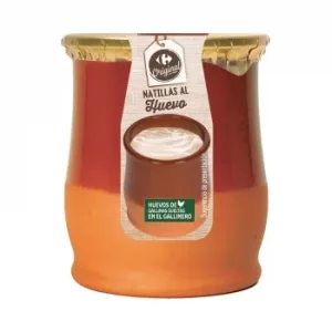 Natillas al Huevo Carrefour sin Gluten 140 G.