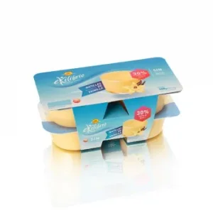 Natillas de Vainilla sin Azúcar Añadido Reina Pack de 4 Unidades de 125 G.