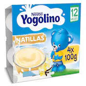 Natillas Nestlé Yogolino Pack 4 X 100 G
