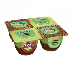 Natillas Sabor Chocolate Dubai Danet Pack de 4 Unidades de 125 G.