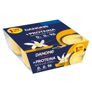 Natillas Vainilla+proteína 4 X 120 Gr