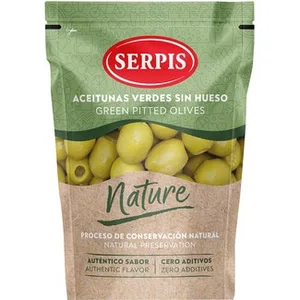 Natura Aceitunas Verdes sin Hueso  Serpis 75 G