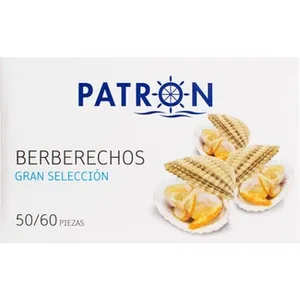 Berberechos al Natural Gran Selección 50-60 Piezas Patron