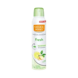 Natural Honey Fresh Desodorante en Spray para Mujer, con Aroma a Gengibre y Bergamota 200 Ml.