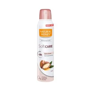Natural Honey Soft Care Desodorante en Spray para Mujer, con Aroma a Argán 200 Ml.