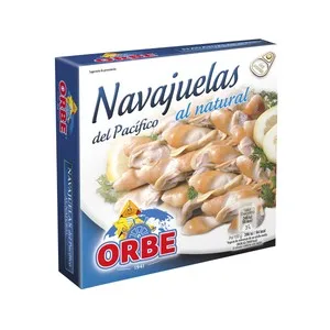 Orbe Navajuelas del Pacífico al Natural Lata de 63 G.