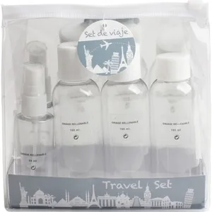 Neceser de Viaje con Botellas Rellenables Bermudez