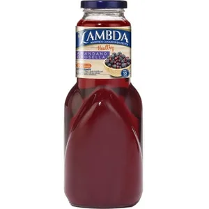 Néctar de Arándano, Grosella y Manzana a Partir de Concentrado sin Azúcares Añadidos (envase de Vidrio) Lambda Healthy