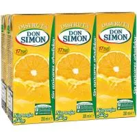 Néctar de Naranja sin Azúcar DON Simon, Pack 6x20 Cl