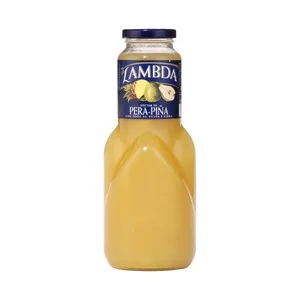 Lambda Néctar de Pera y Piña con Pulpa Botella 1 L. 1000 ML