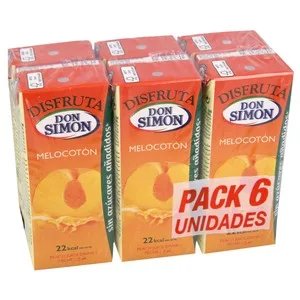 DON Simon Néctar Melocotón y Soja Pack 6 Uds X 20 Cl. 1000 ML