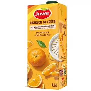 Néctar Naranja Exprimida sin Azúcar Añadido Brik 1,5 L