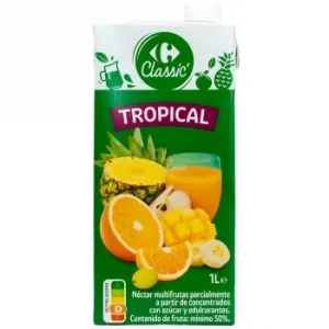 Néctar Tropical Carrefour Classic Brik 1 L.
