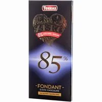 Negra 85% Sense Sucre Torras, Paquete 100 G